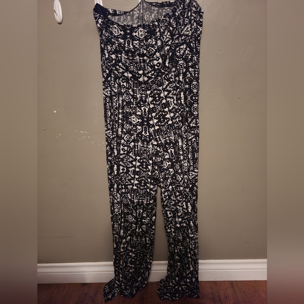 Tribal pattern plus size rompers